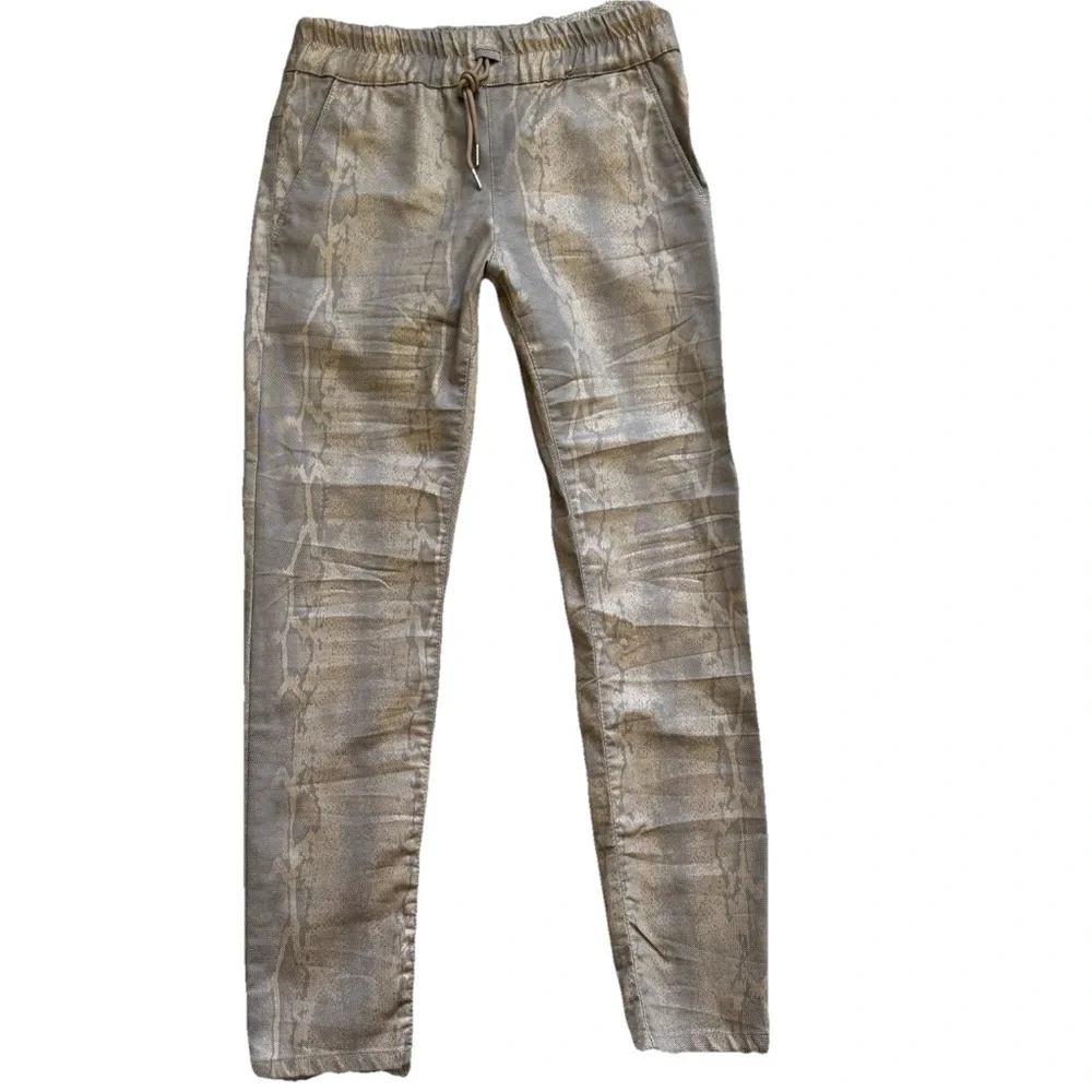 BEVY FLOG SHELY Stylish Snake Print Pants Size 29 Modern Contemporary Trendy - Picture 6 of 6